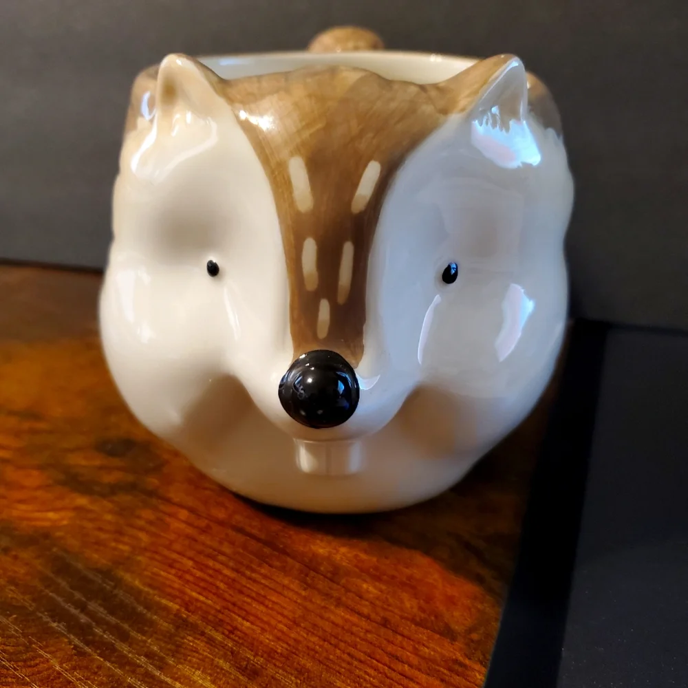 Pier 1 Hand-painted Chipmunk Coffee Tea Mug